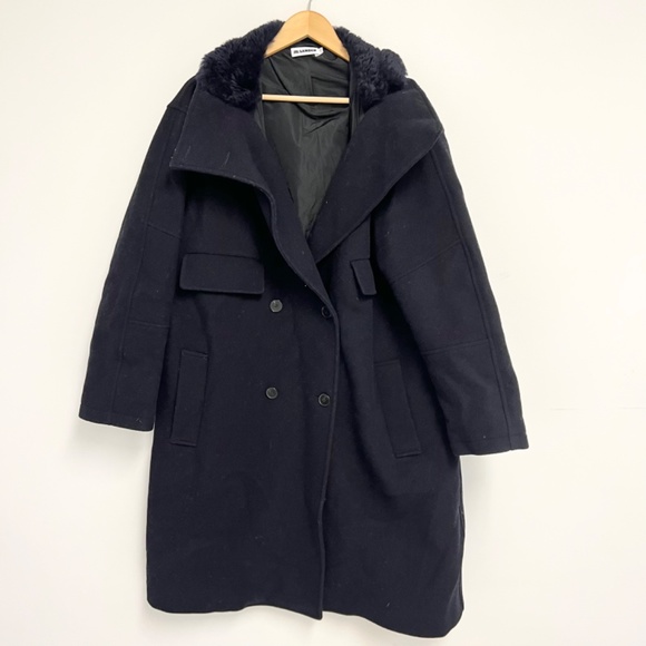 Jil Sander Jackets & Blazers - Jil sanders black wool coat